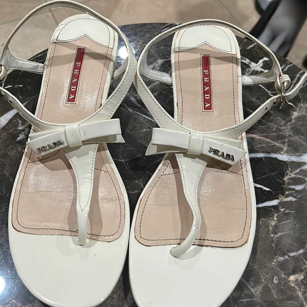 Prada straps sandal size 8